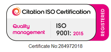 Think FM Commercial Cleaning ISO 9001 badge